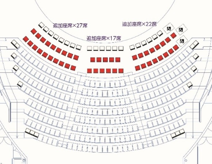 交流ホール座席表